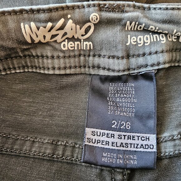 Mossimo Supply Co. Army Green Jegging - Super Stretch - Size 2 / 26 - Picture 5 of 6